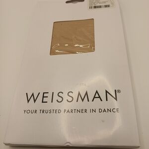 Weissman Child Medium Light Suntan Convertible Dance Tights - New In Package!